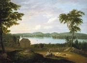 Alvan Fisher View of Springfield on the Connecticut River oil painting artist